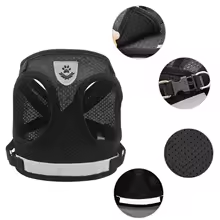 Pet Mesh Harness with Leash – Comfortable and Adjustable for Dogs and Cats